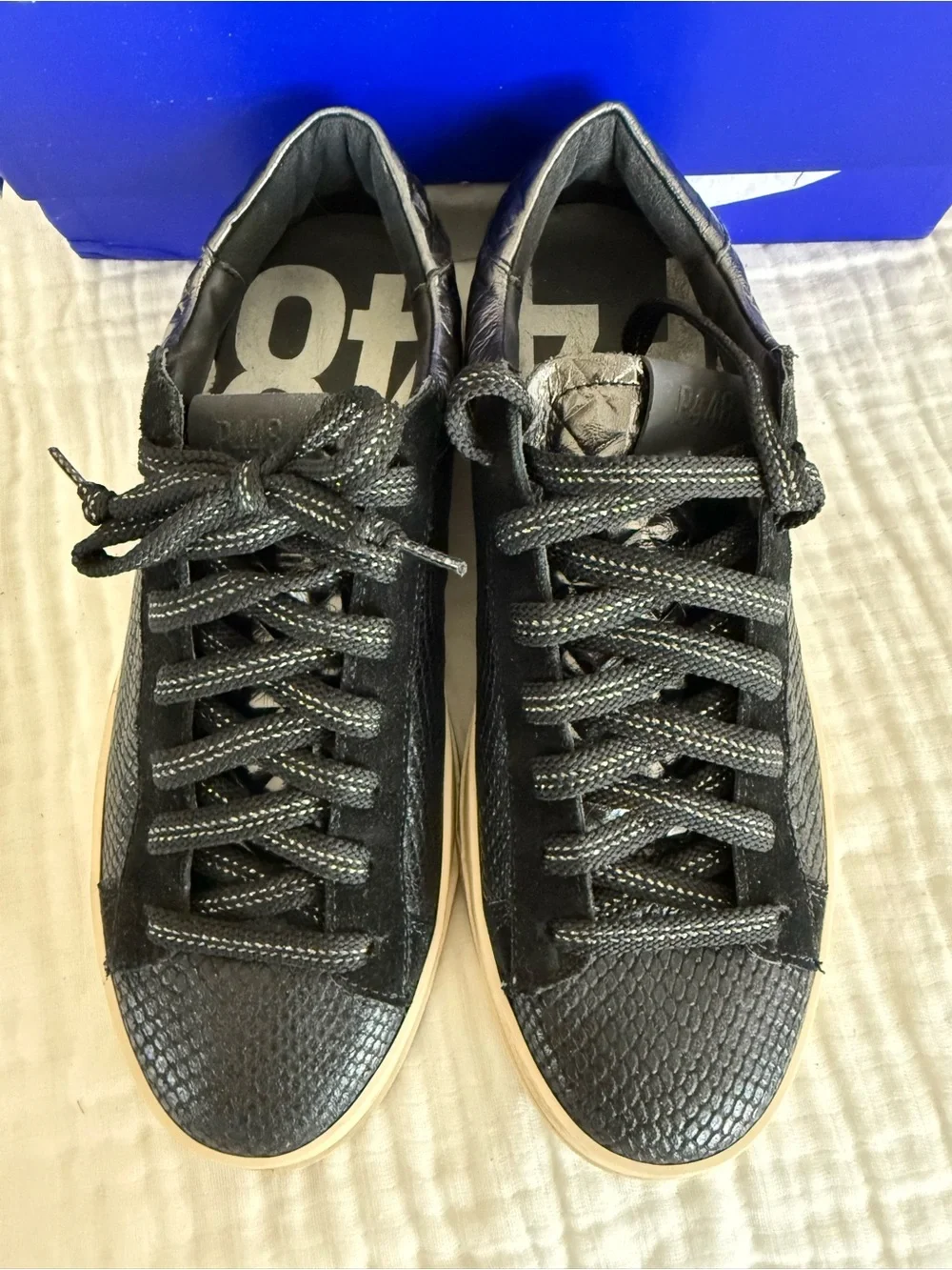 NIB P448 Jack Cheope Nero Sneakers Size 39